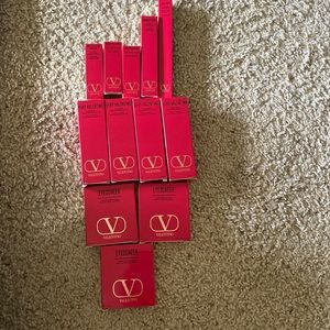 Valentino Makeup foundation, lipsticks, blush and eye shadow